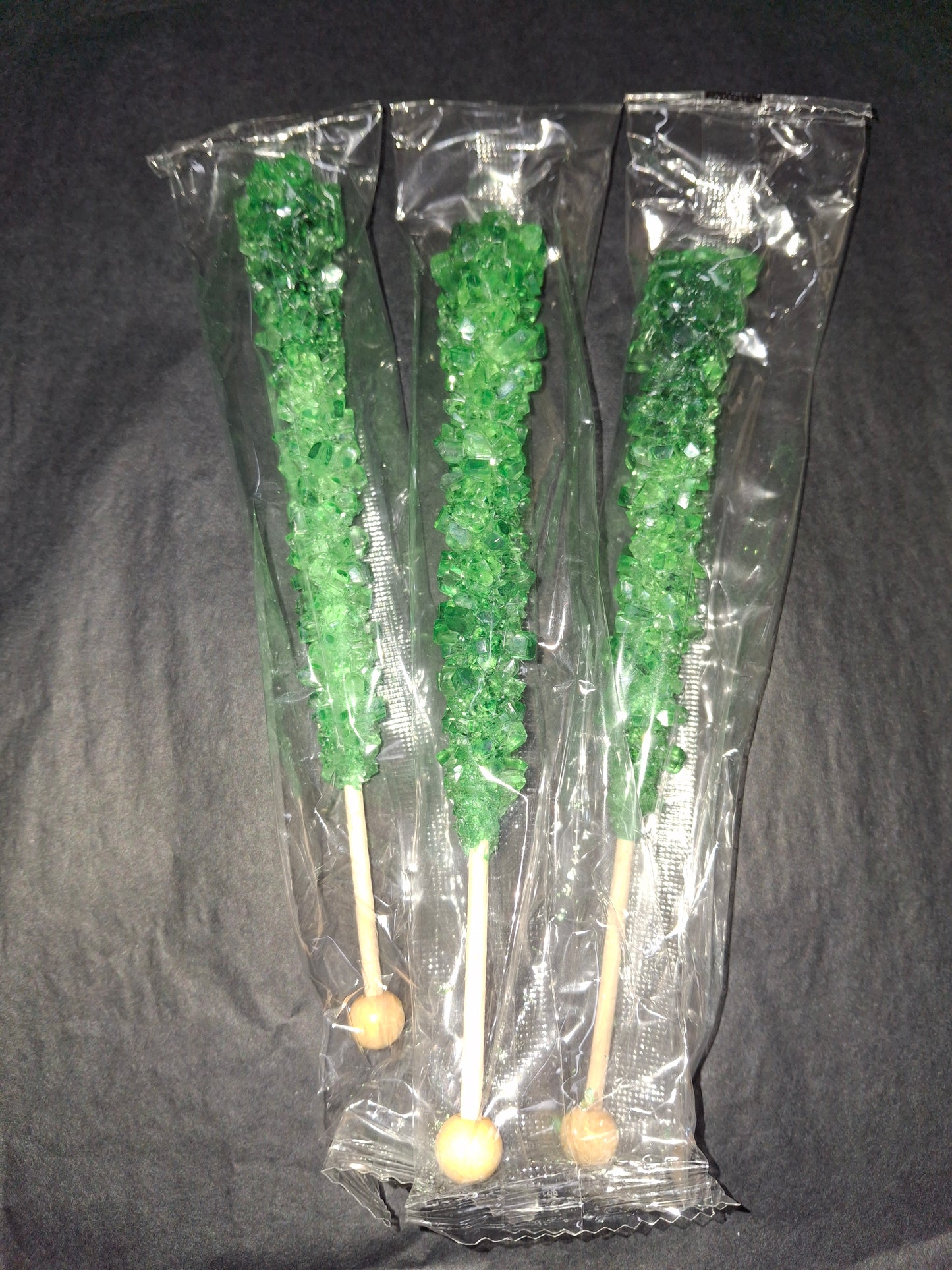 Green Crystal Sticks