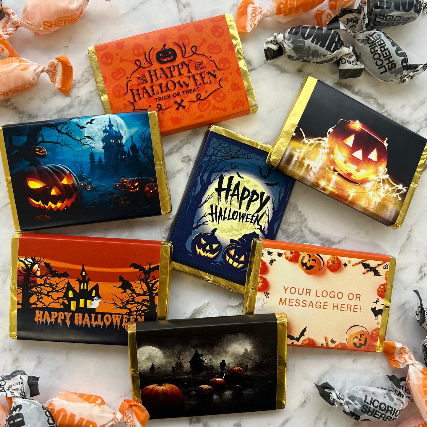 Halloween Chocolate Bars
