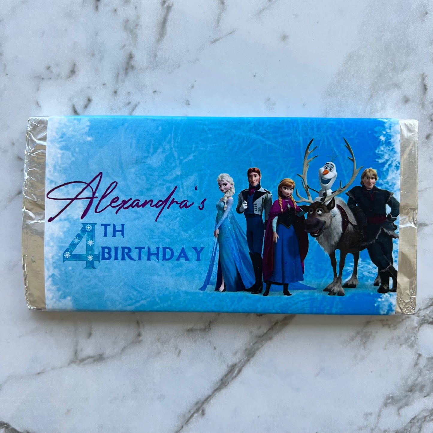 Personalised Chocolate Bar 100g