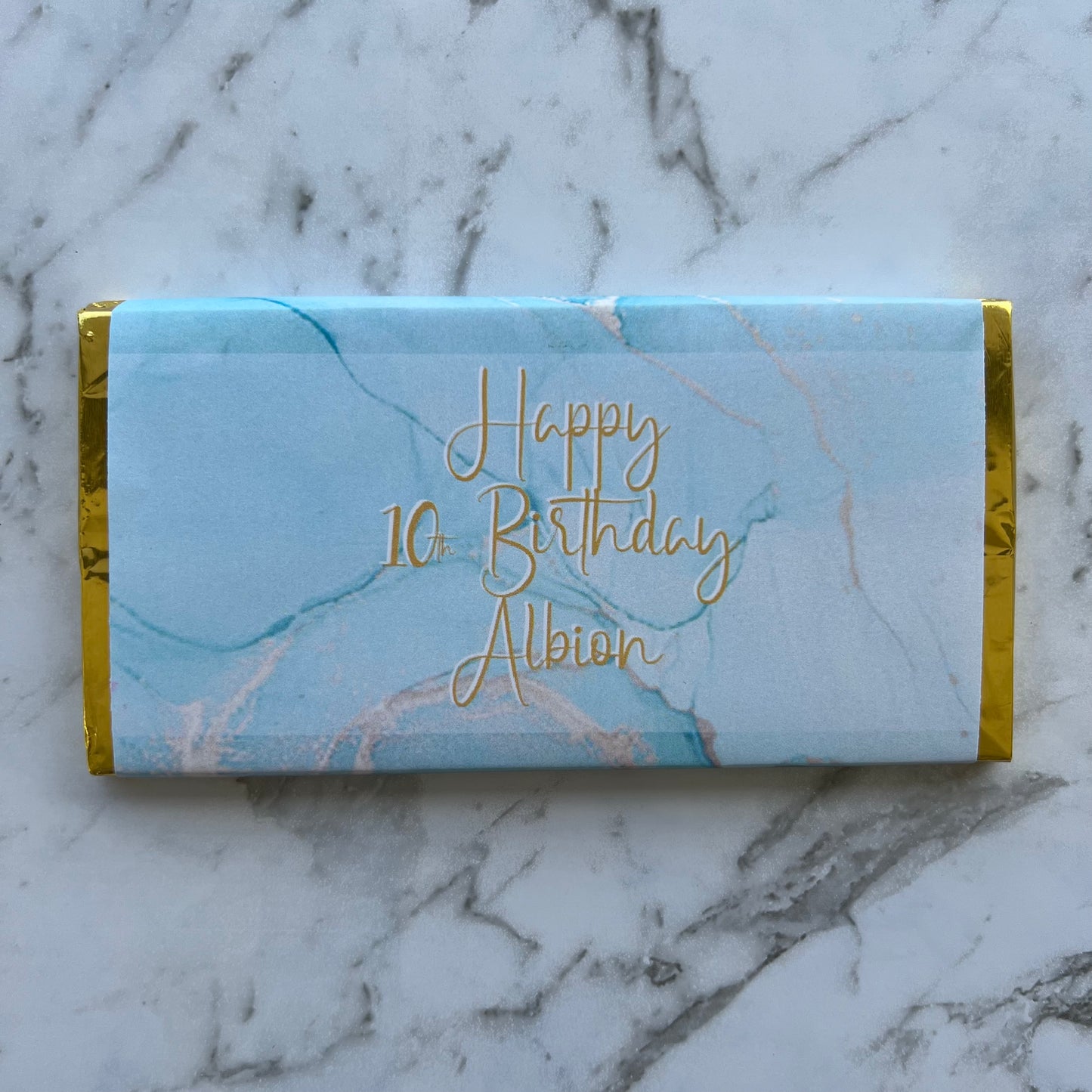 Personalised Chocolate Bar 100g