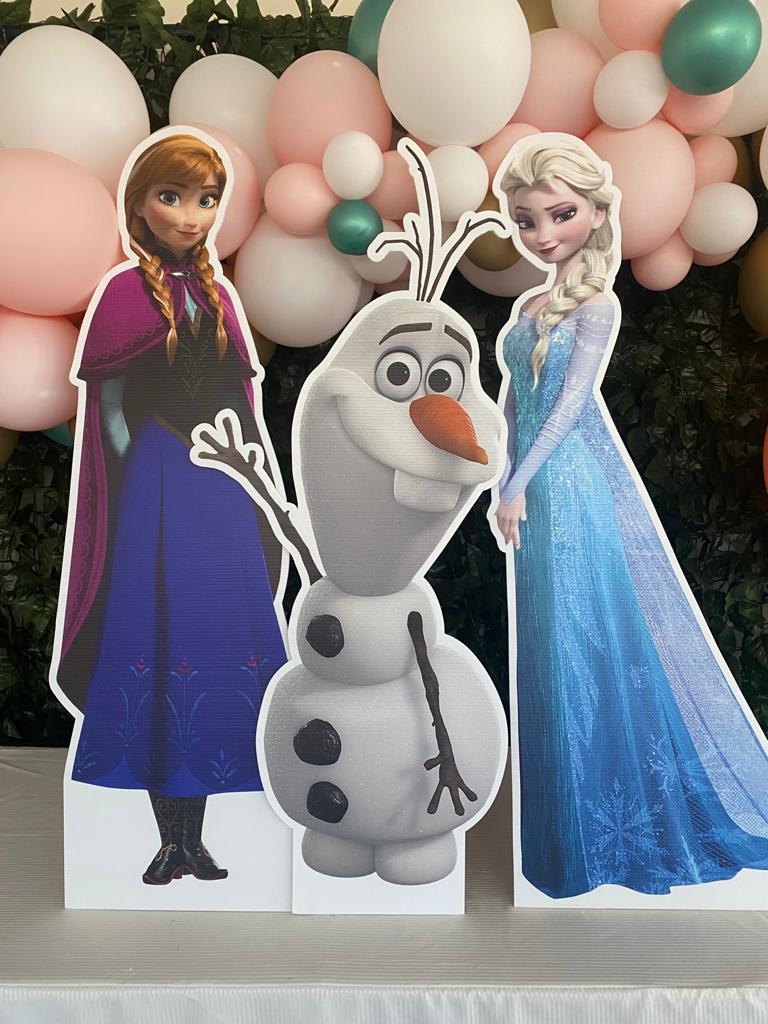 Hire Items – Frozen Character Cut Outs - Melbourne