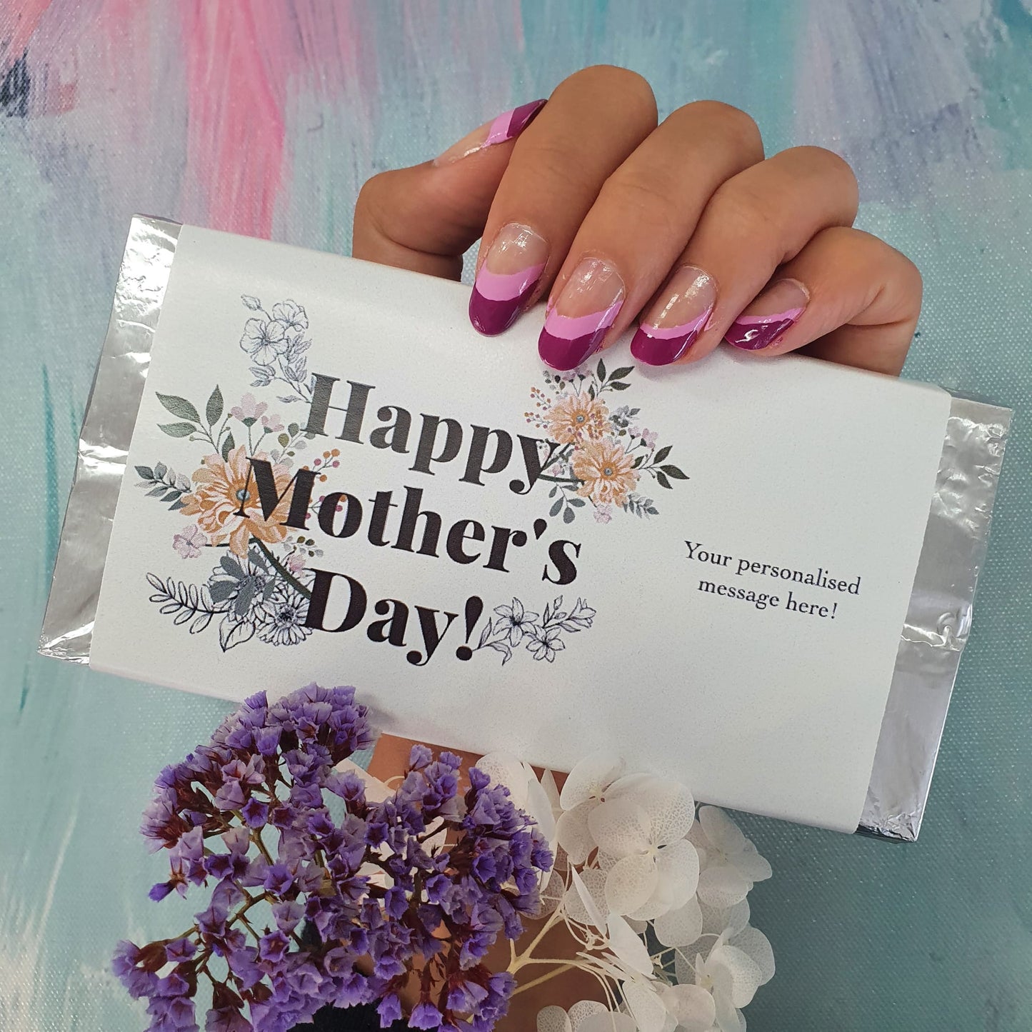 Mother's Day Personalised Chocolate Bar 100g